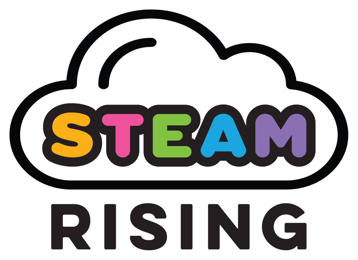 STEAMrising cloud logo